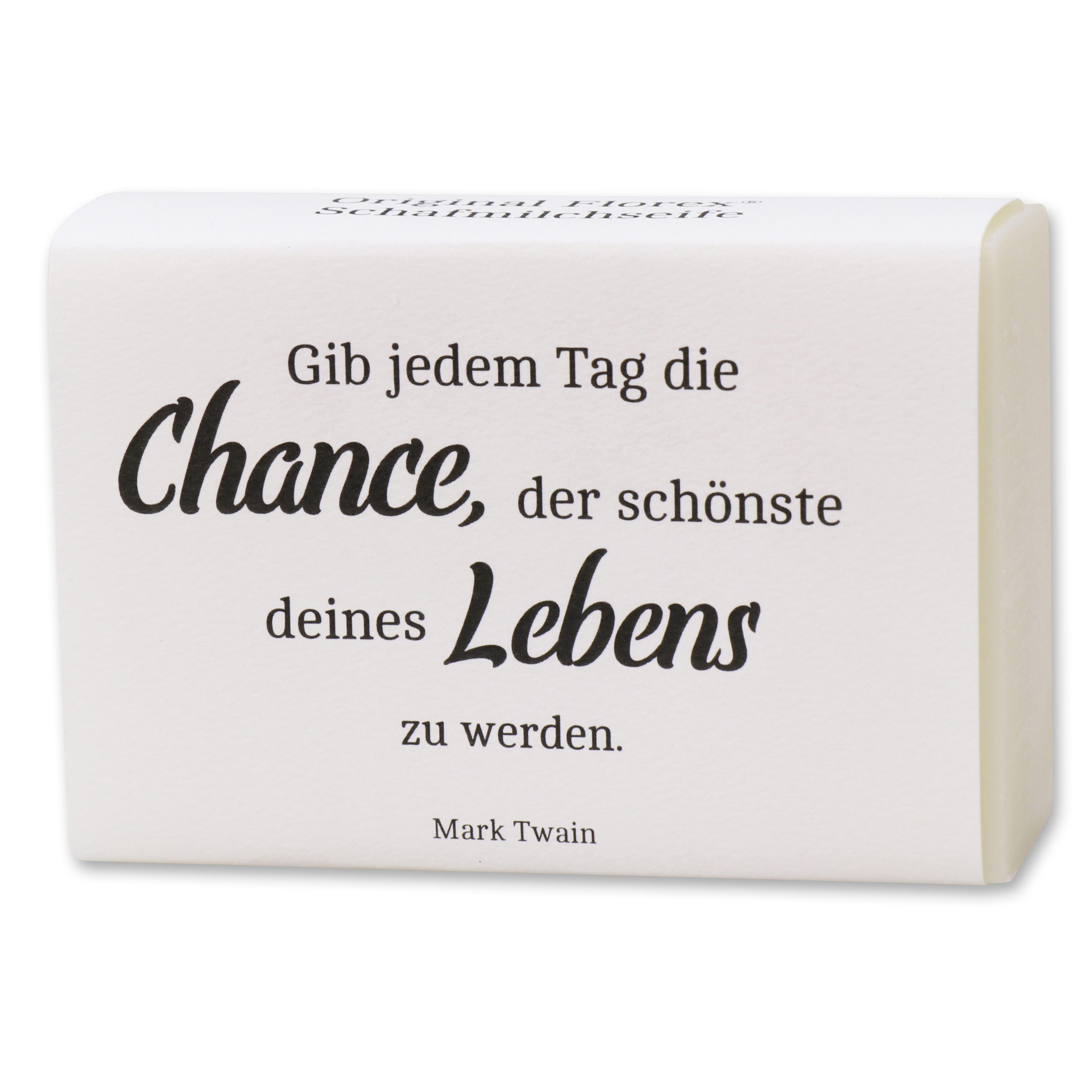 Schafmilchseife Gib jedem Tag die Chance, 150g